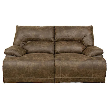 Power Double Reclining Loveseat with 2 Seats